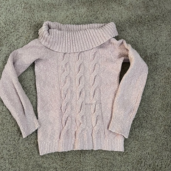 Free People Sweaters - Free People Cowl Neck Sweater - Light Pink